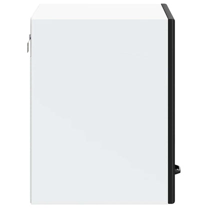vidaXL Kitchen Wall Cabinet Lucca Black Engineered Wood 6
