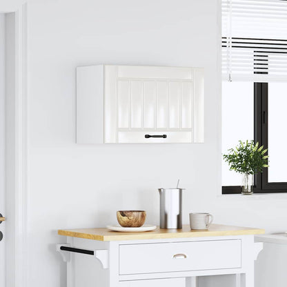 vidaXL Kitchen Wall Cabinet Lucca High Gloss White Engineered Wood 3