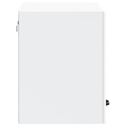 vidaXL Kitchen Wall Cabinet Lucca High Gloss White Engineered Wood 6