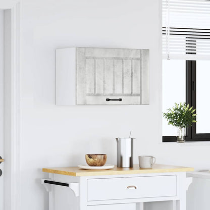 vidaXL Kitchen Wall Cabinet Lucca Concrete Grey Engineered Wood 3