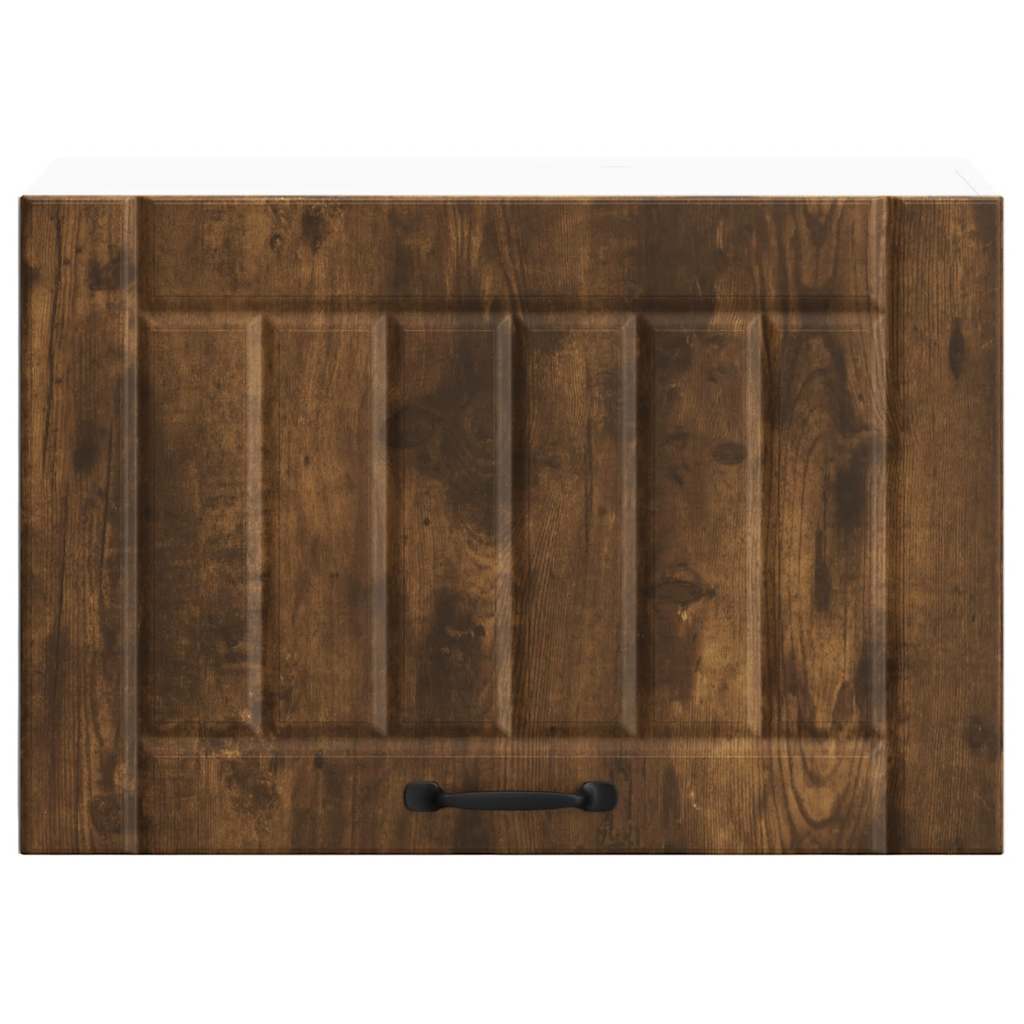 vidaXL Kitchen Wall Cabinet Lucca Smoked Oak Engineered Wood 5