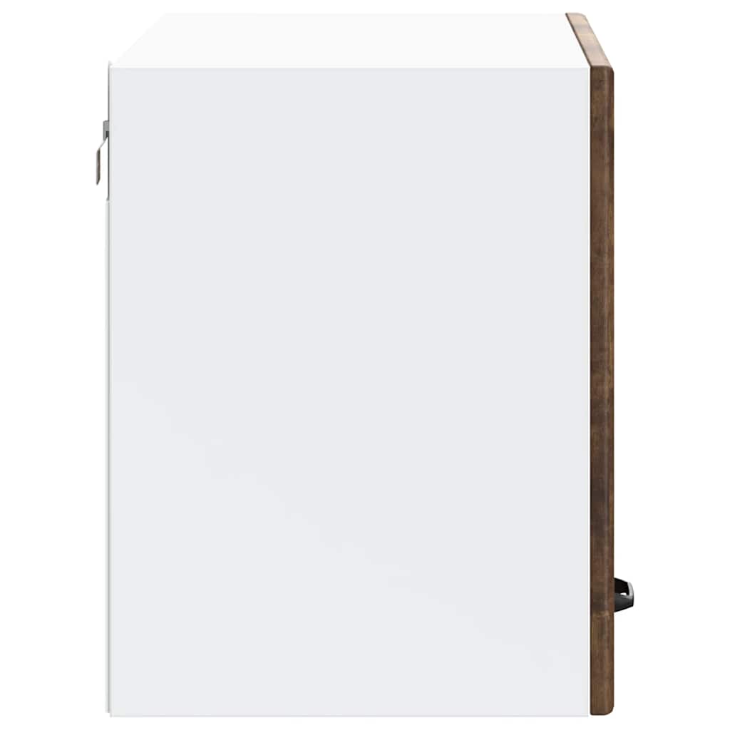 vidaXL Kitchen Wall Cabinet Lucca Smoked Oak Engineered Wood 6