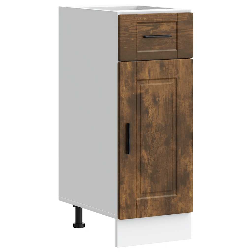 vidaXL Kitchen Base Cabinet Porto Smoked Oak Engineered Wood 2