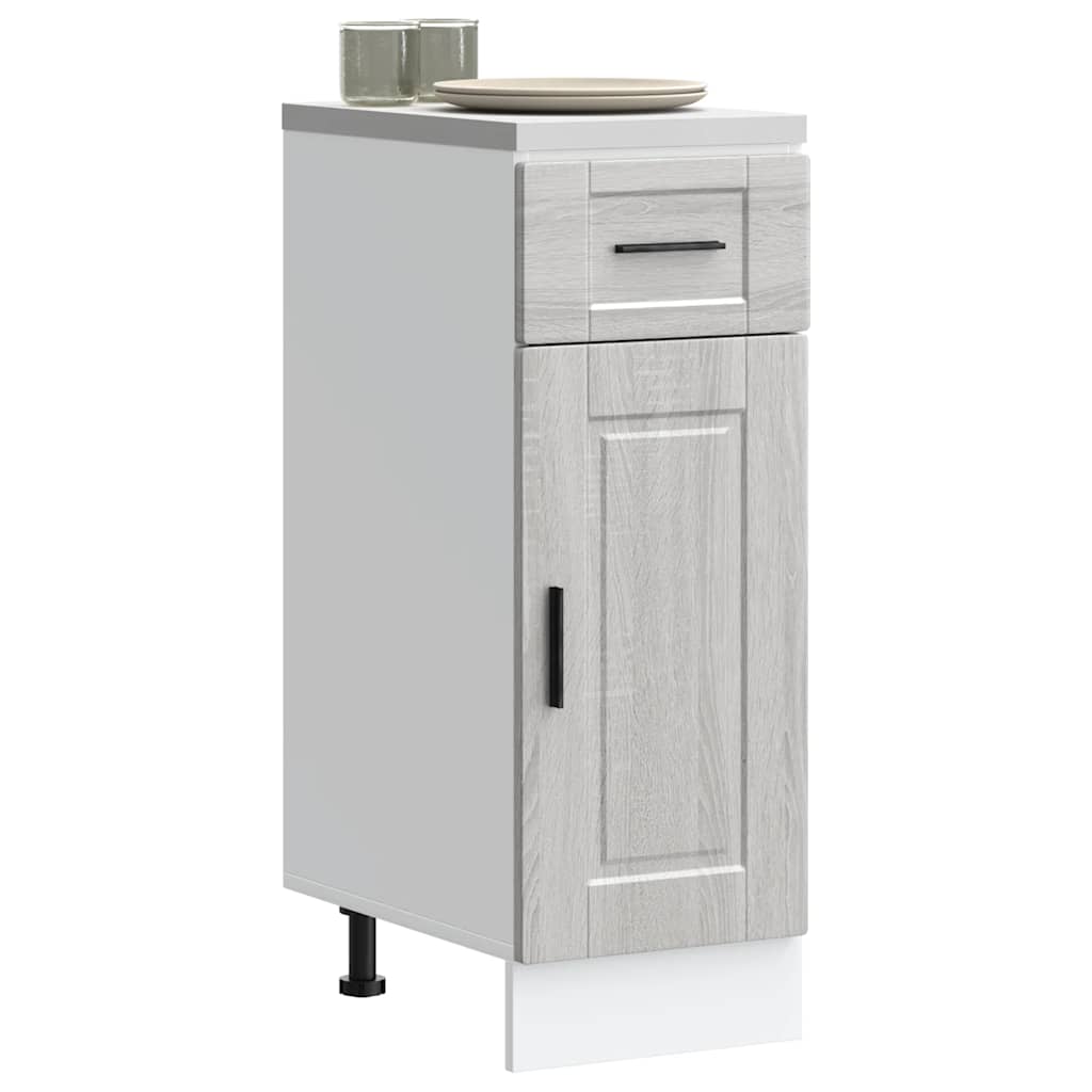 vidaXL Kitchen Base Cabinet Porto Grey Sonoma Engineered Wood 1