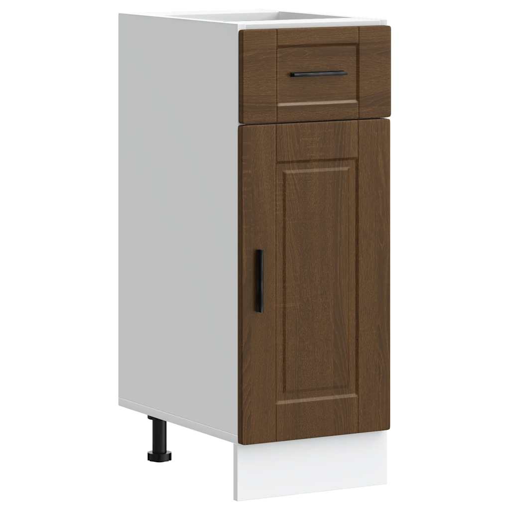 vidaXL Kitchen Base Cabinet Porto Brown Oak Engineered Wood 2