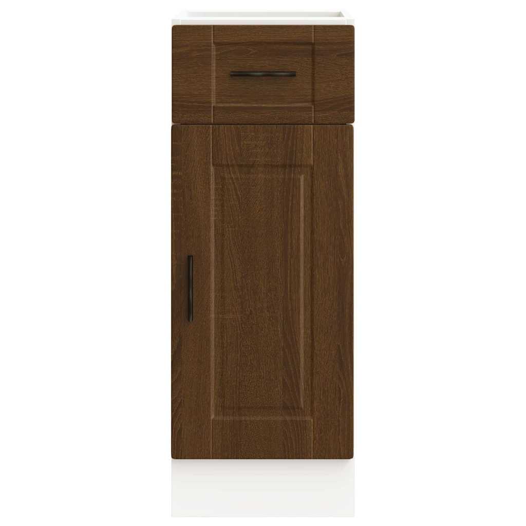 vidaXL Kitchen Base Cabinet Porto Brown Oak Engineered Wood 4
