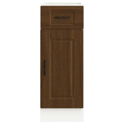 vidaXL Kitchen Base Cabinet Porto Brown Oak Engineered Wood 4