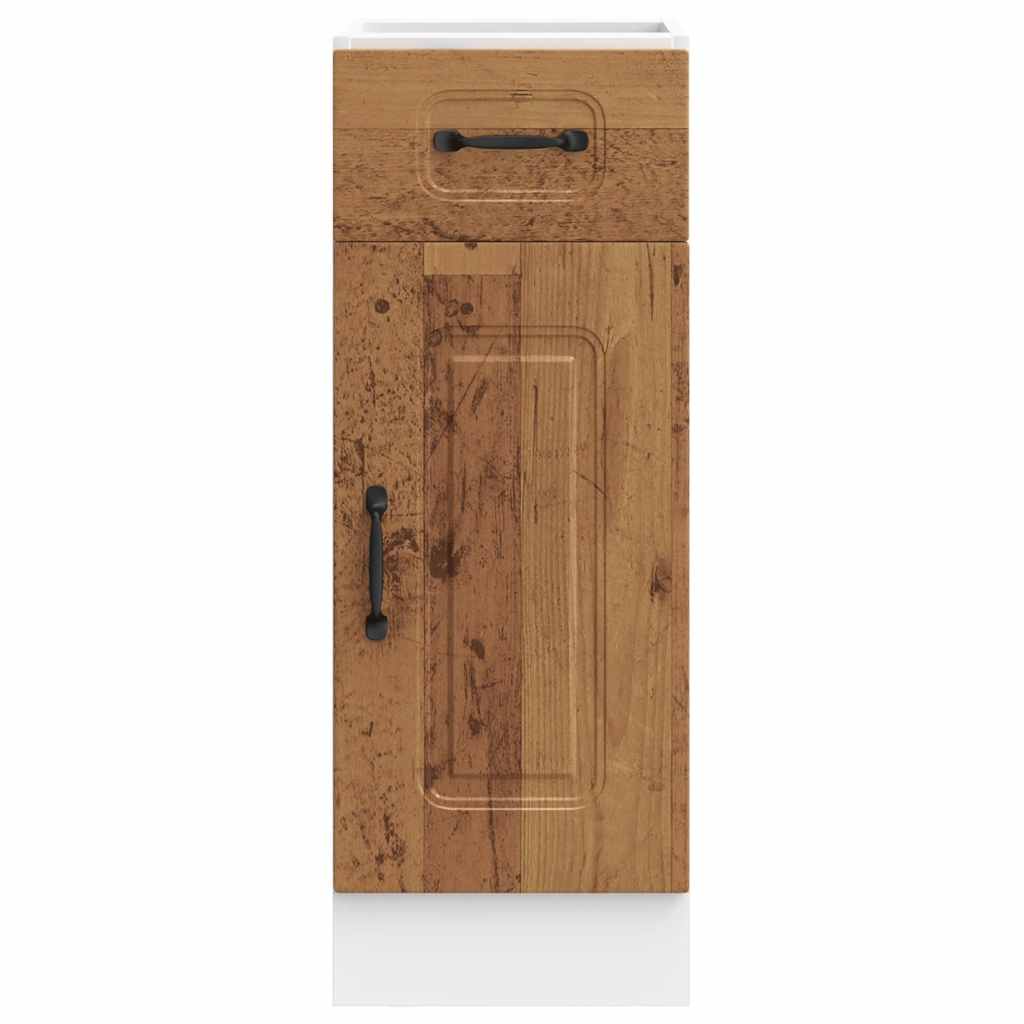 vidaXL Kitchen Base Cabinet Porto Old Wood Engineered Wood 4