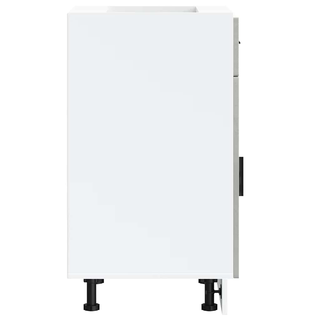 vidaXL Kitchen Base Cabinet Porto Concrete Grey Engineered Wood 6