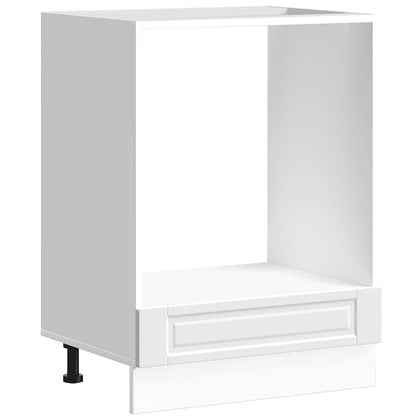 vidaXL Oven Cabinet Porto White Engineered Wood 2