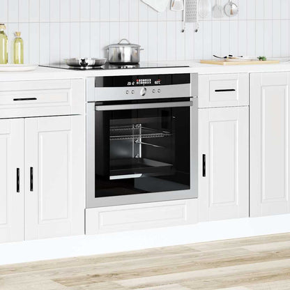 vidaXL Oven Cabinet Porto White Engineered Wood 3