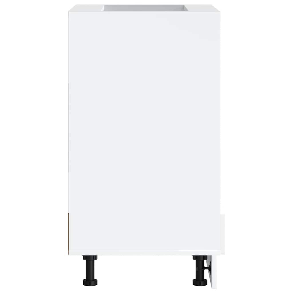 vidaXL Oven Cabinet Porto White Engineered Wood 5