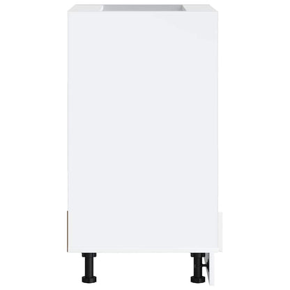 vidaXL Oven Cabinet Porto White Engineered Wood 5