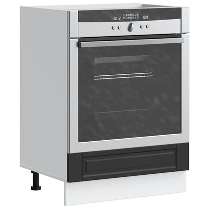 vidaXL Oven Cabinet Porto Black Engineered Wood 1