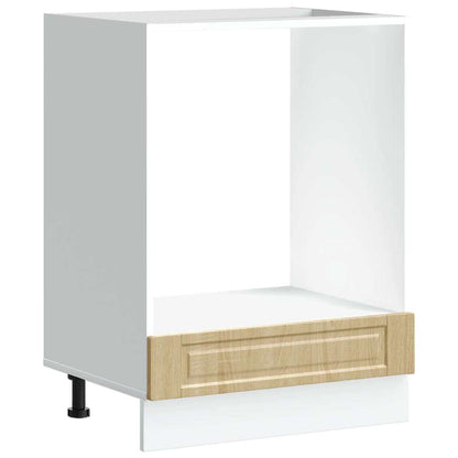 vidaXL Oven Cabinet Porto Sonoma Oak Engineered Wood 2