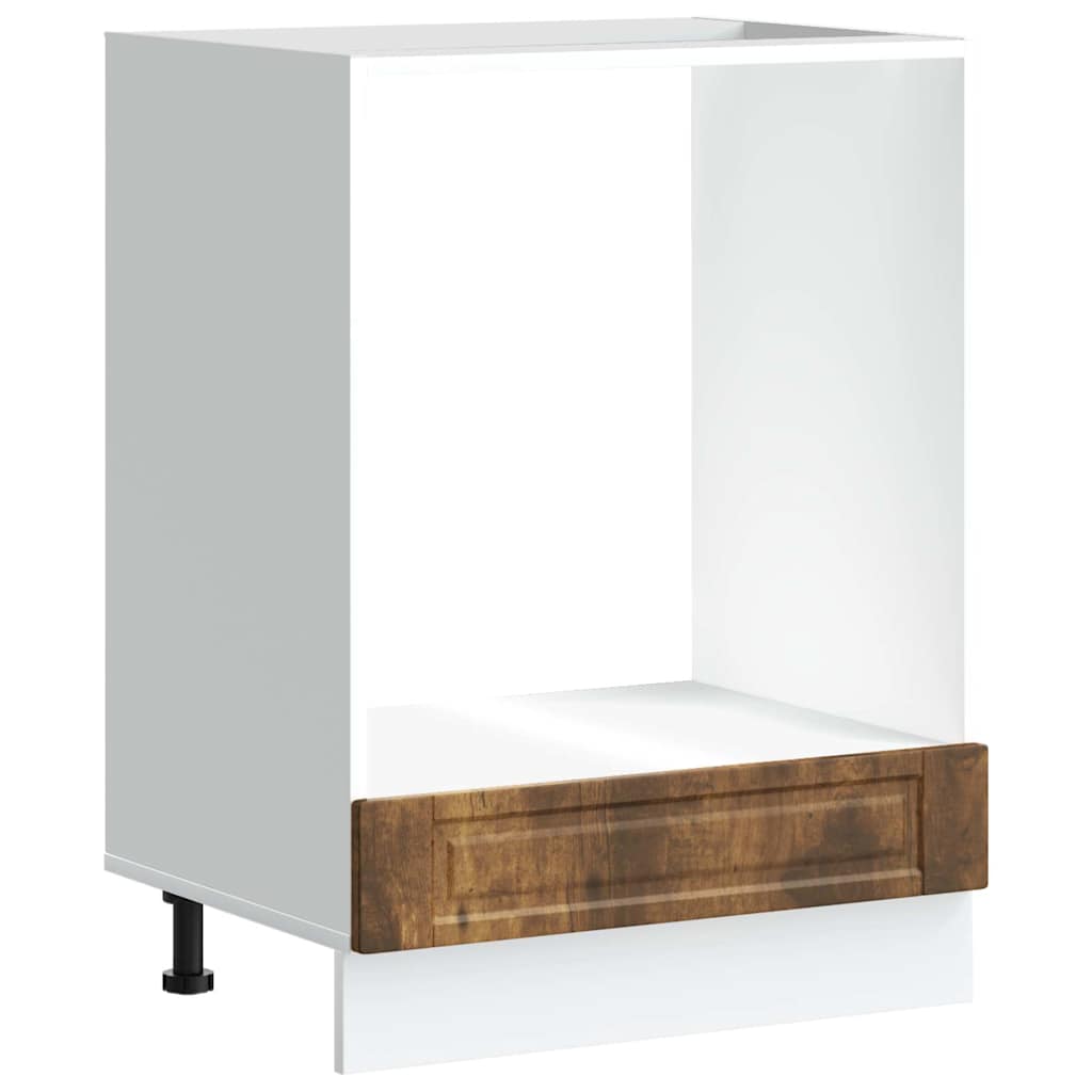 vidaXL Oven Cabinet Porto Smoked Oak Engineered Wood 2