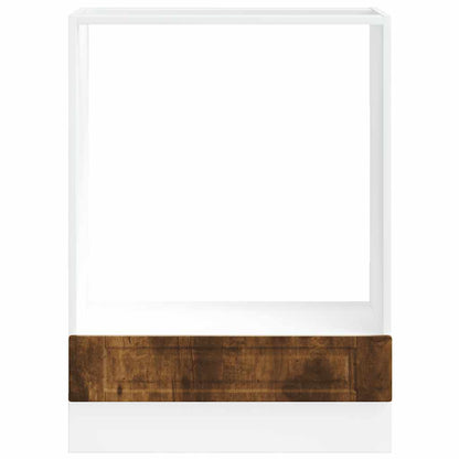 vidaXL Oven Cabinet Porto Smoked Oak Engineered Wood 4