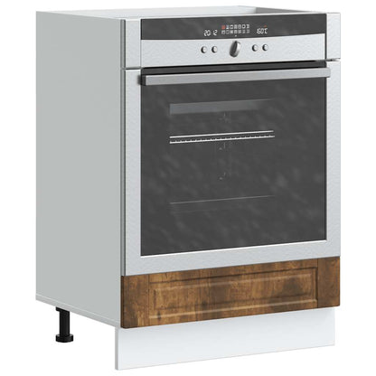 vidaXL Oven Cabinet Porto Smoked Oak Engineered Wood 1