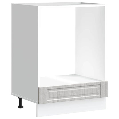 vidaXL Oven Cabinet Porto Grey Sonoma Engineered Wood 2