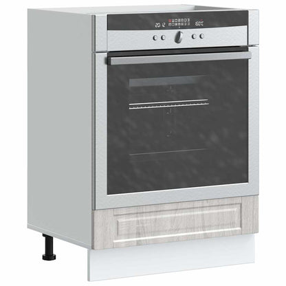 vidaXL Oven Cabinet Porto Grey Sonoma Engineered Wood 3