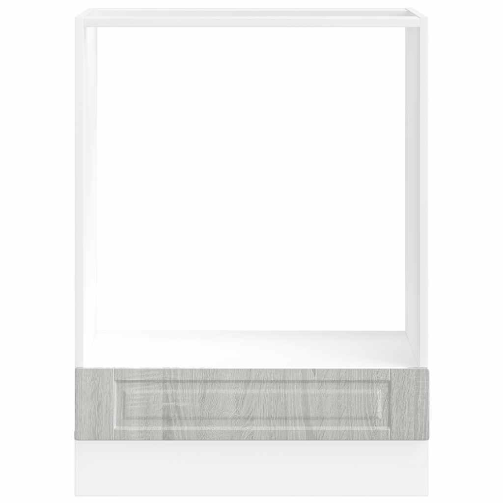 vidaXL Oven Cabinet Porto Grey Sonoma Engineered Wood 4
