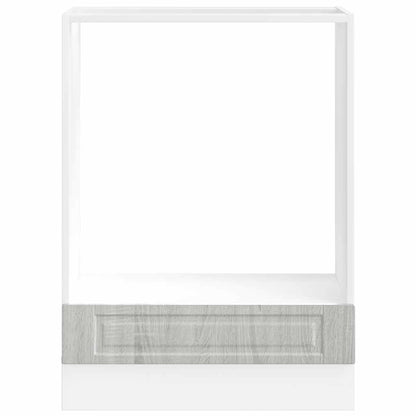 vidaXL Oven Cabinet Porto Grey Sonoma Engineered Wood 4