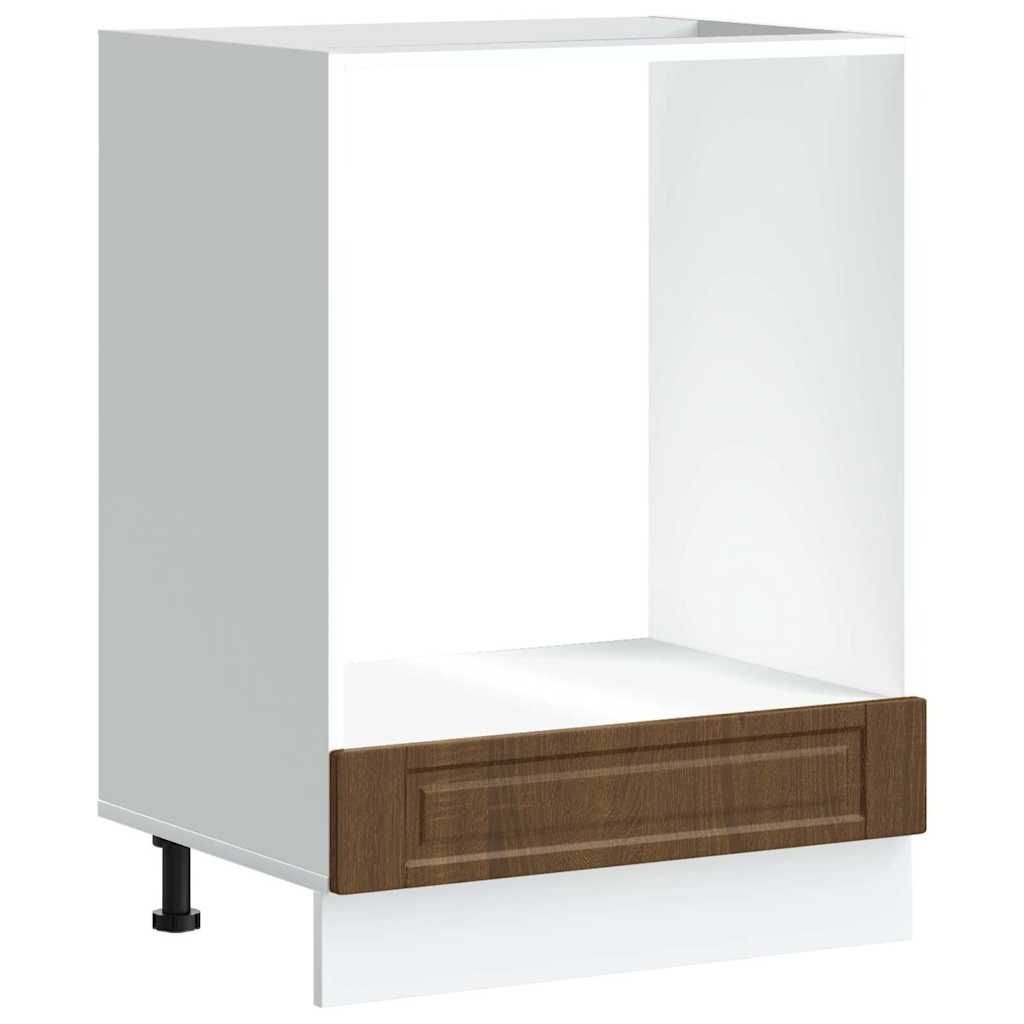 vidaXL Oven Cabinet Porto Brown Oak Engineered Wood 2