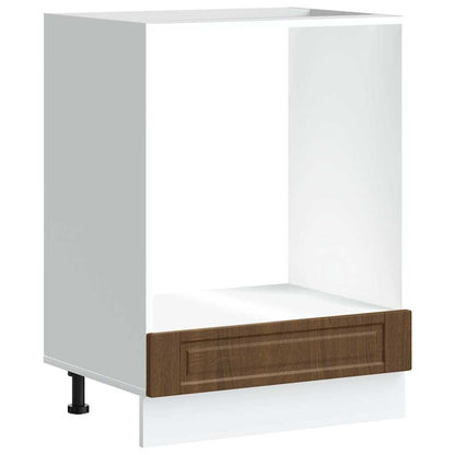 vidaXL Oven Cabinet Porto Brown Oak Engineered Wood 2
