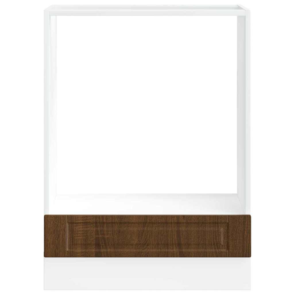 vidaXL Oven Cabinet Porto Brown Oak Engineered Wood 4