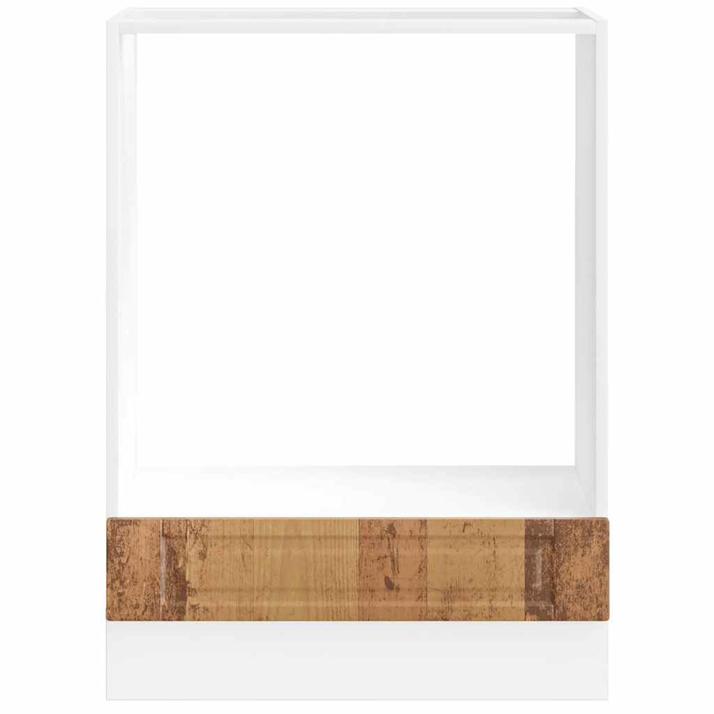 vidaXL Oven Cabinet Porto Old Wood Engineered Wood 4