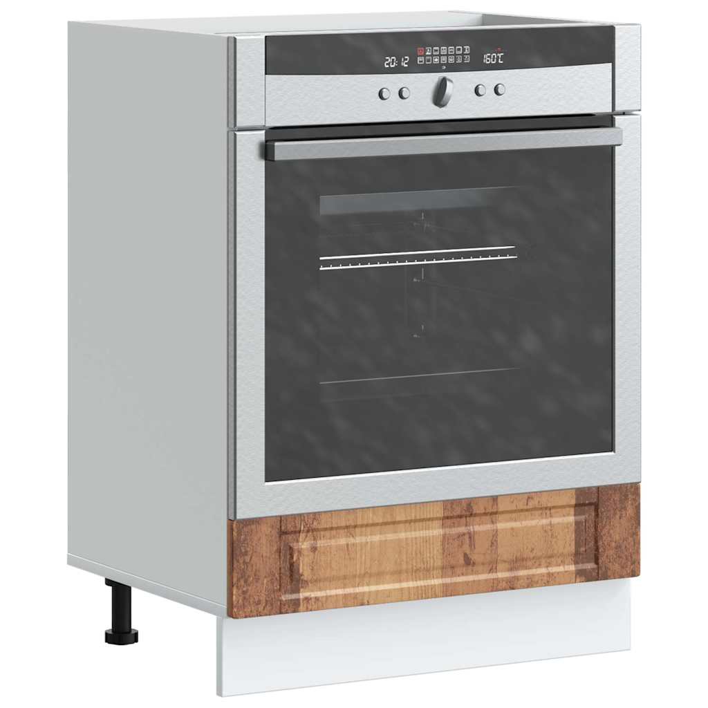 vidaXL Oven Cabinet Porto Old Wood Engineered Wood 1