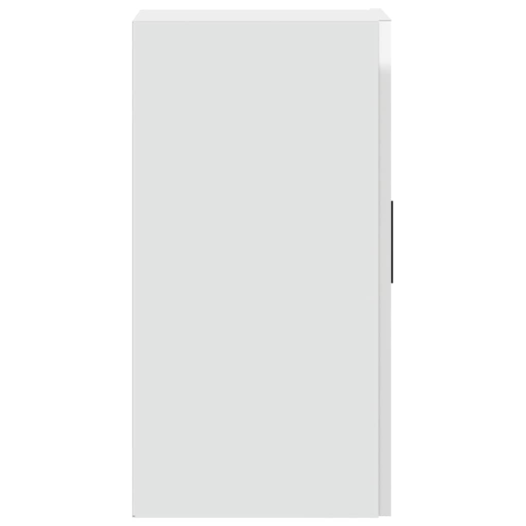 vidaXL Kitchen Wall Cabinet Porto High Gloss White Engineered Wood 5