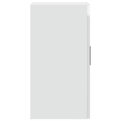vidaXL Kitchen Wall Cabinet Porto High Gloss White Engineered Wood 5