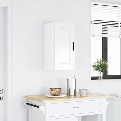 vidaXL Kitchen Wall Cabinet Porto High Gloss White Engineered Wood 1