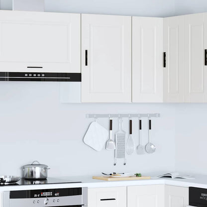 vidaXL Kitchen Wall Cabinet Porto White Engineered Wood 4