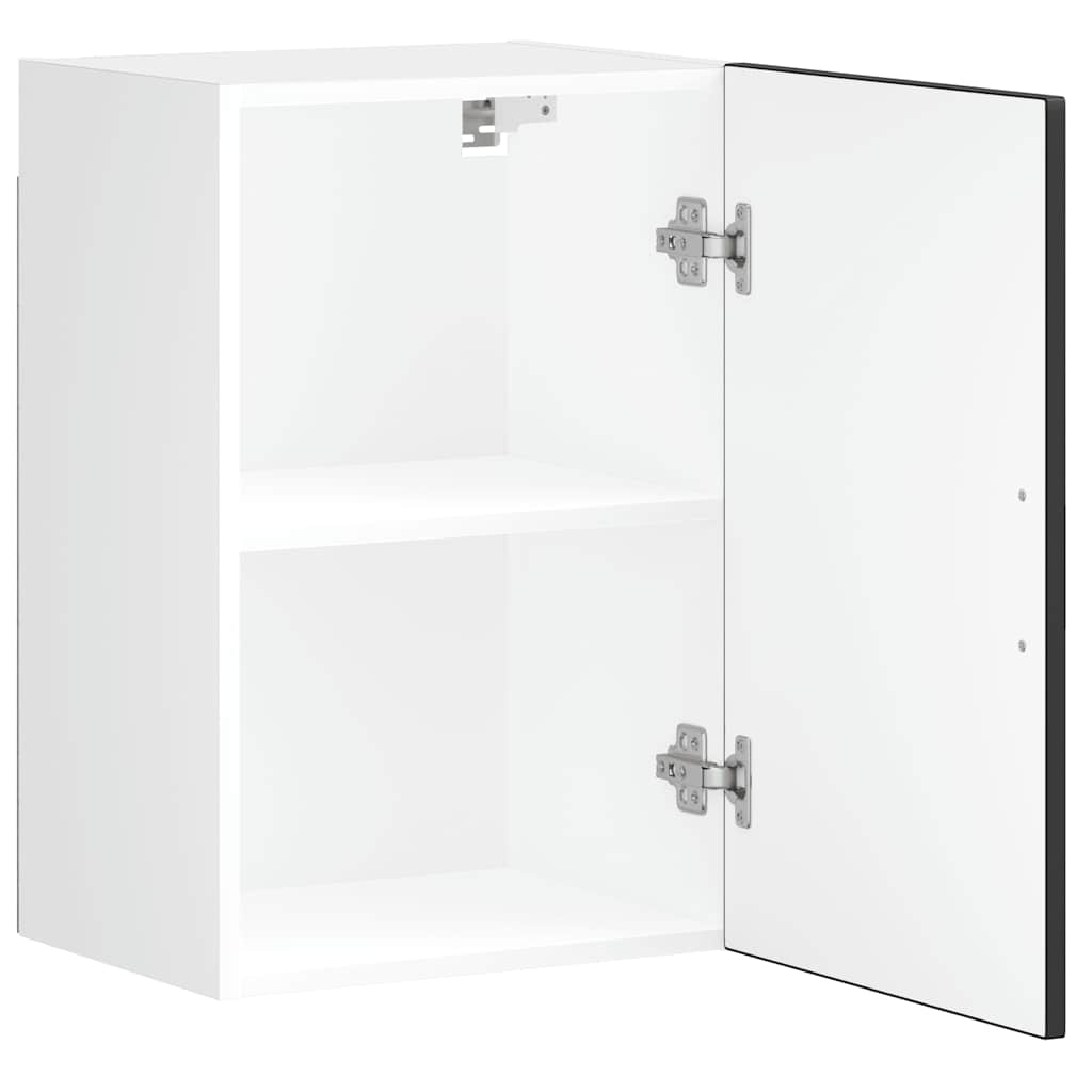 vidaXL Kitchen Wall Cabinet Porto Black Engineered Wood 6