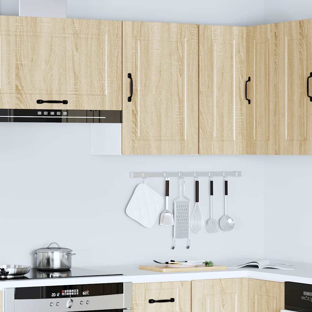 vidaXL Kitchen Wall Cabinet Porto Sonoma Oak Engineered Wood 4