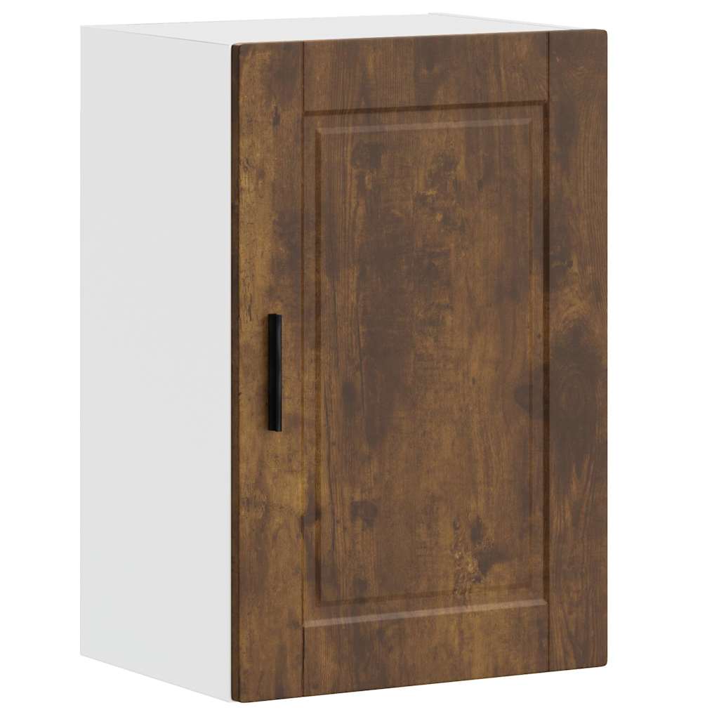 vidaXL Kitchen Wall Cabinet Porto Smoked Oak Engineered Wood 2