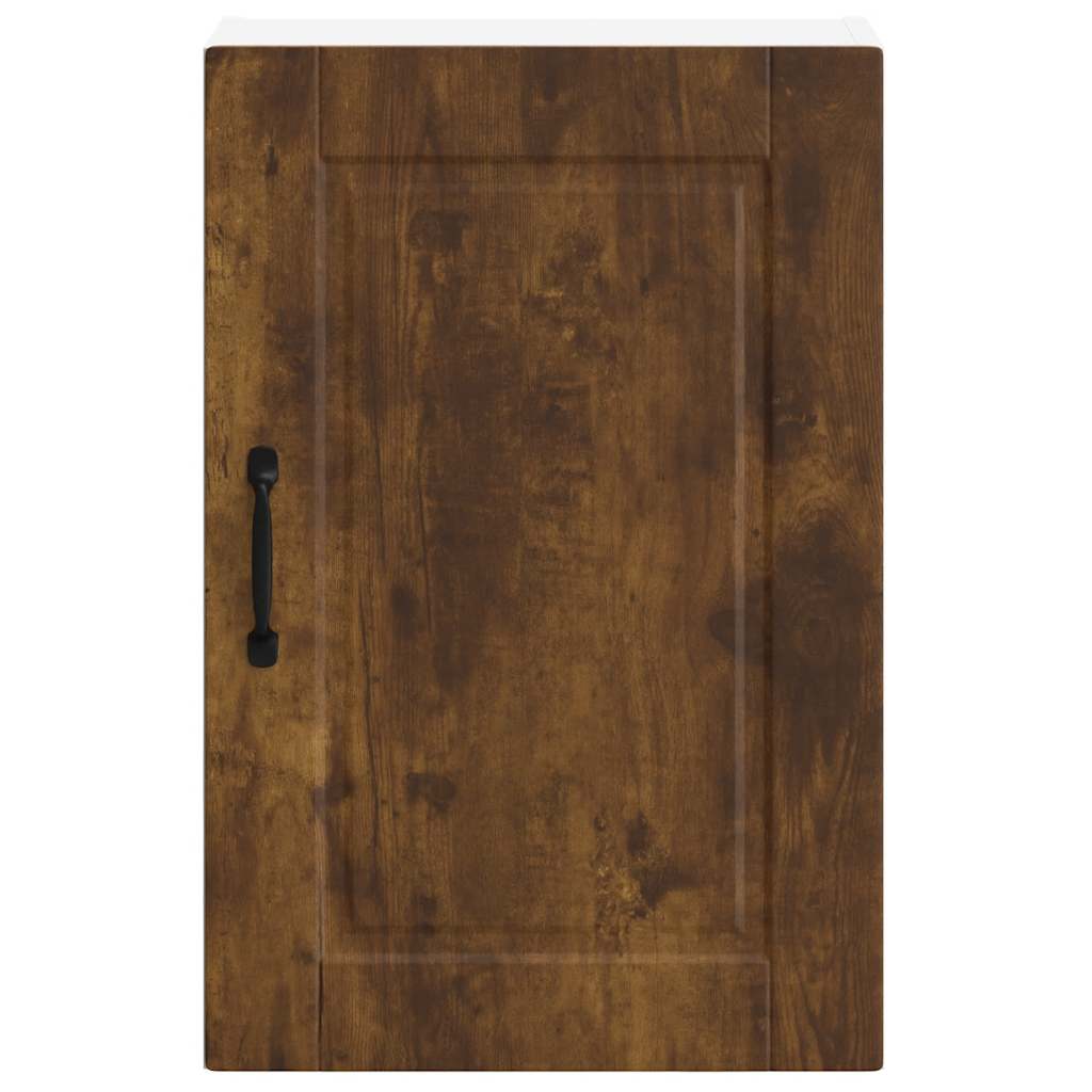 vidaXL Kitchen Wall Cabinet Porto Smoked Oak Engineered Wood 5