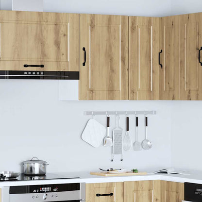 vidaXL Kitchen Wall Cabinet Porto Artisan Oak Engineered Wood 4