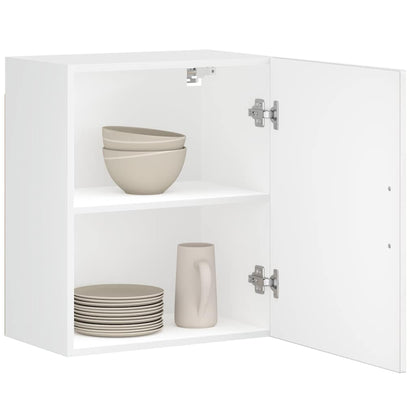 vidaXL Kitchen Wall Cabinet Porto High Gloss White Engineered Wood 1