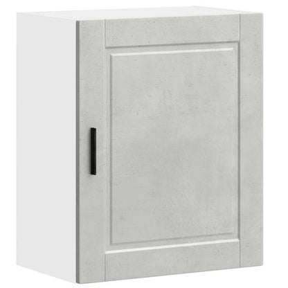 vidaXL Kitchen Wall Cabinet Porto Concrete Grey Engineered Wood 2