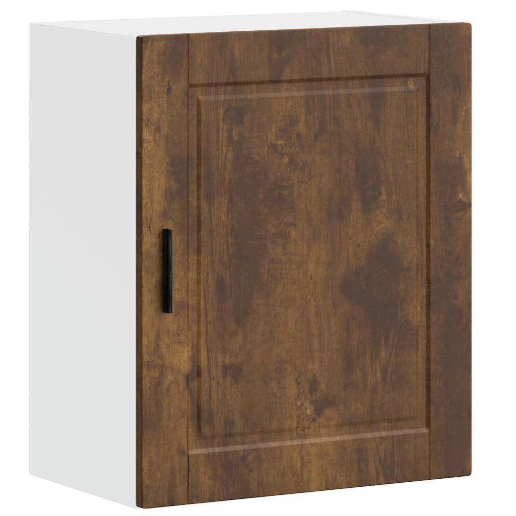 vidaXL Kitchen Wall Cabinet Porto Smoked Oak Engineered Wood 2