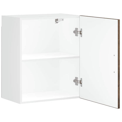vidaXL Kitchen Wall Cabinet Porto Smoked Oak Engineered Wood 6