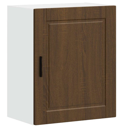 vidaXL Kitchen Wall Cabinet Porto Brown Oak Engineered Wood 2