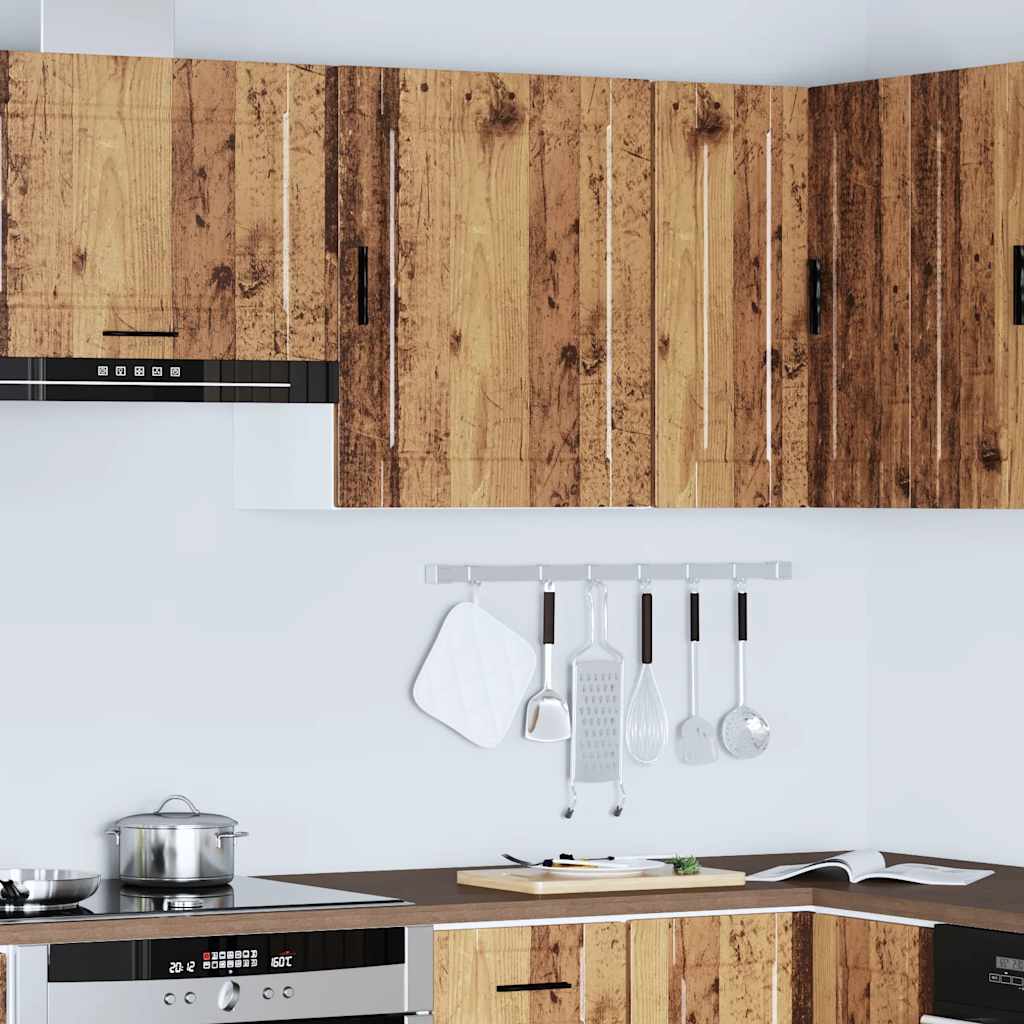 vidaXL Kitchen Wall Cabinet Porto Old Wood Engineered Wood 4