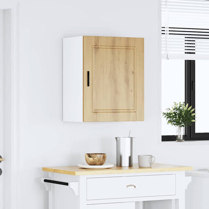 vidaXL Kitchen Wall Cabinet Porto Artisan Oak Engineered Wood 3