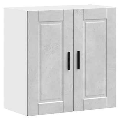 vidaXL Kitchen Wall Cabinet Porto Concrete Grey Engineered Wood 1