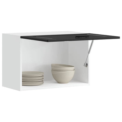 vidaXL Kitchen Wall Cabinet Porto Black Engineered Wood 1