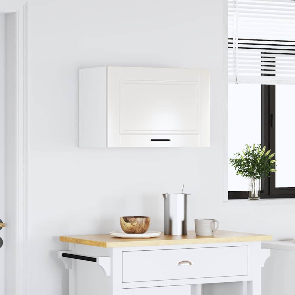 vidaXL Kitchen Wall Cabinet Porto High Gloss White Engineered Wood 3